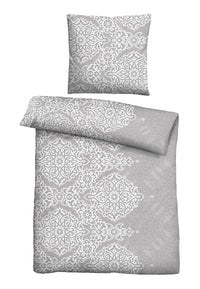 Castell Poly-Cotton Seersucker Bettwäsche – Sturmgrau (0290334)