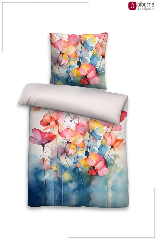 biberna Tencel Bettwäsche Taubenblau – Produktdetail