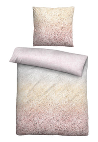 biberna Mako-Satin Bettwäsche Sprenkel – Bunt & Ciel (0614603)