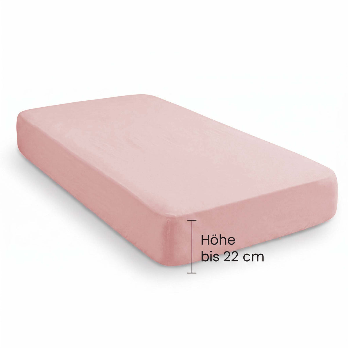 biberna Feinbiber Spannbetttuch – Steghöhe