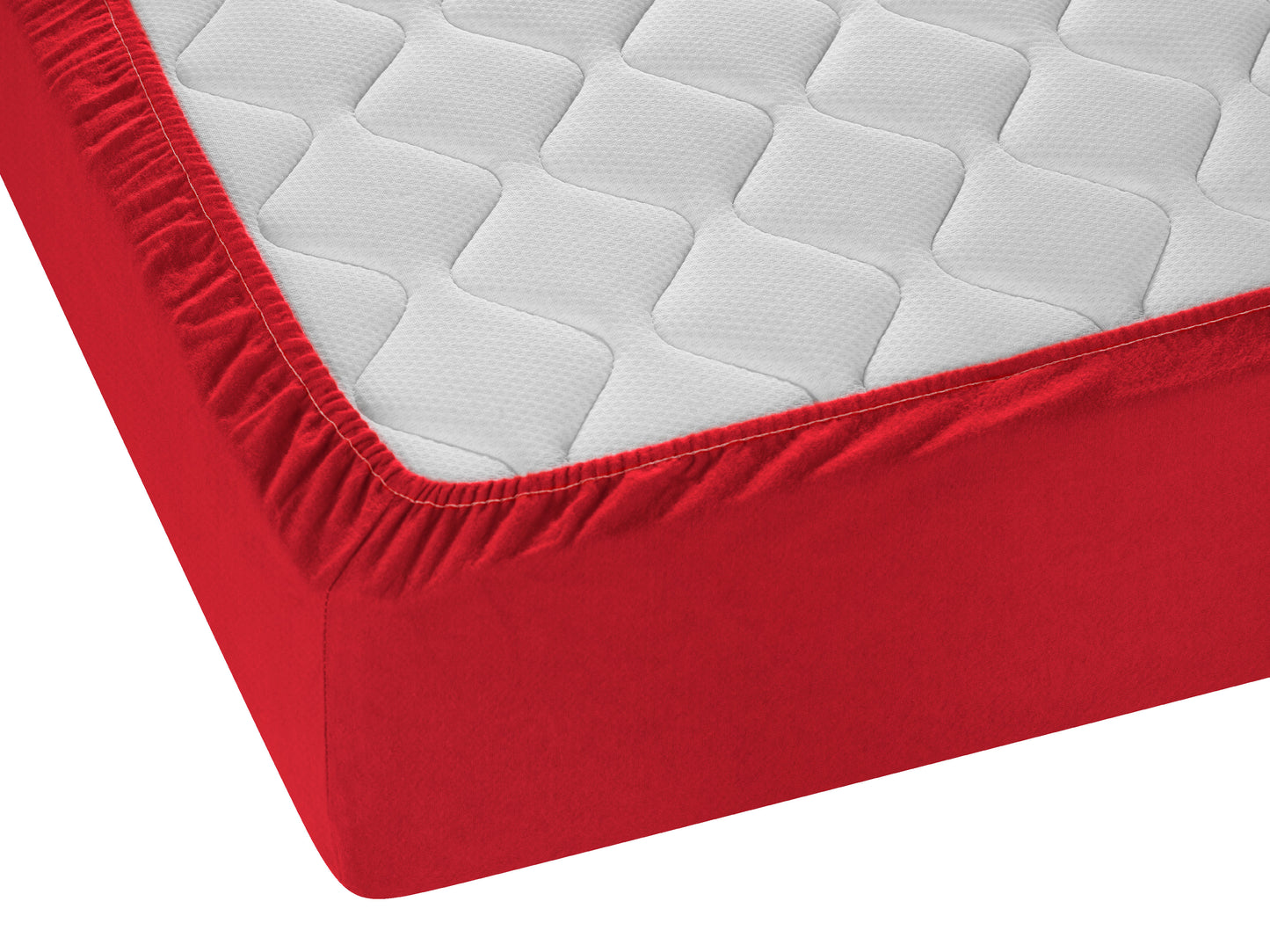 biberna Feinbiber Spannbetttuch – Detailaufnahme