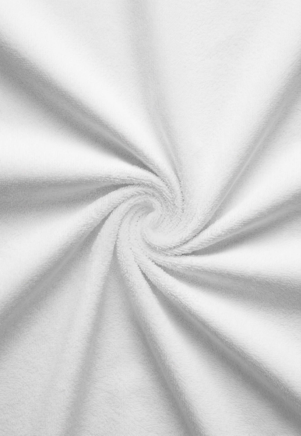 biberna Frottee-Stretch Spannbetttuch – Stoffmuster Weiss