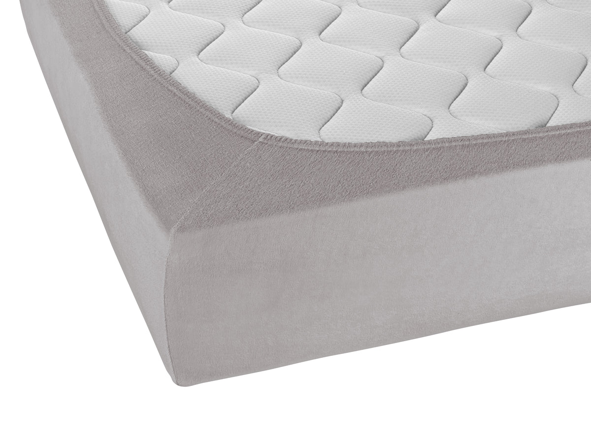 biberna Frottee-Stretch Spannbetttuch – Detailaufnahme