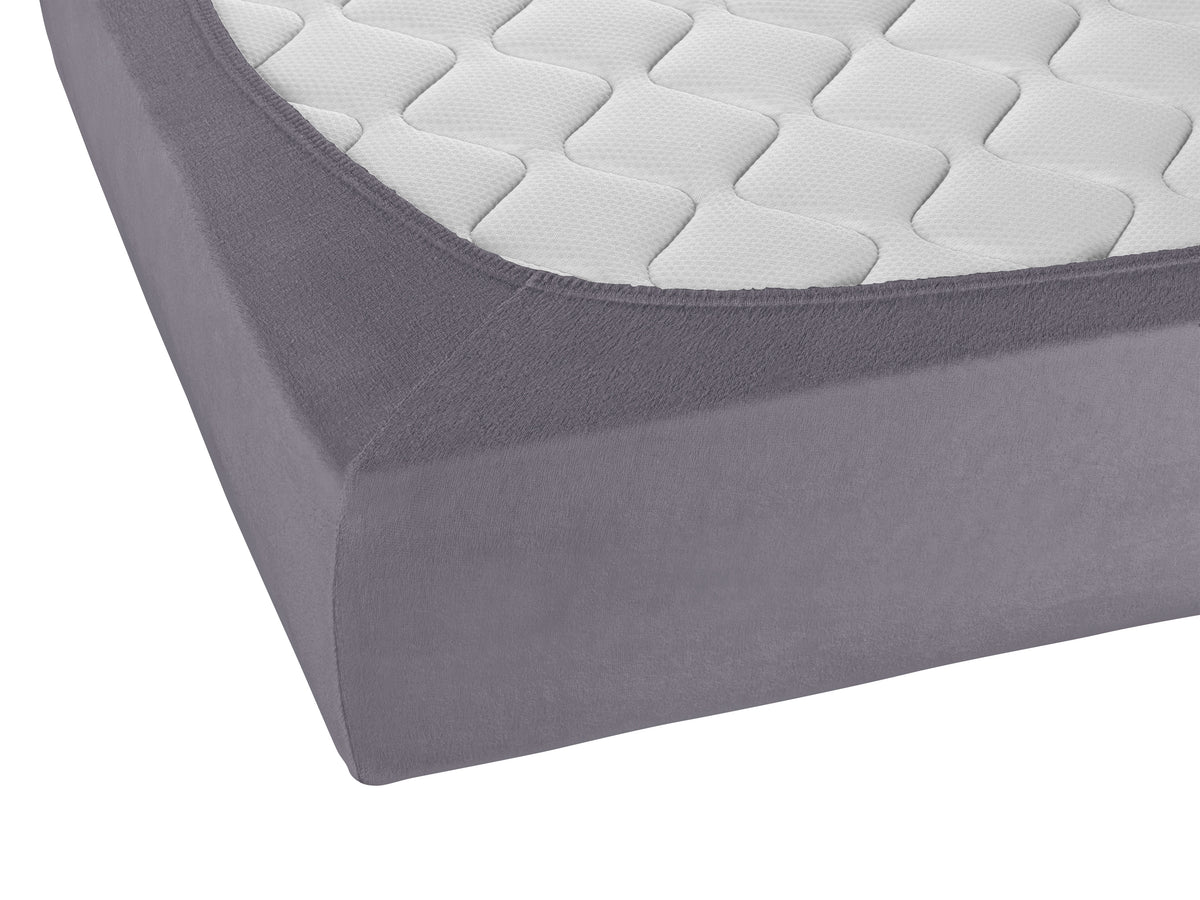 biberna Frottee-Stretch Spannbetttuch – Detailaufnahme