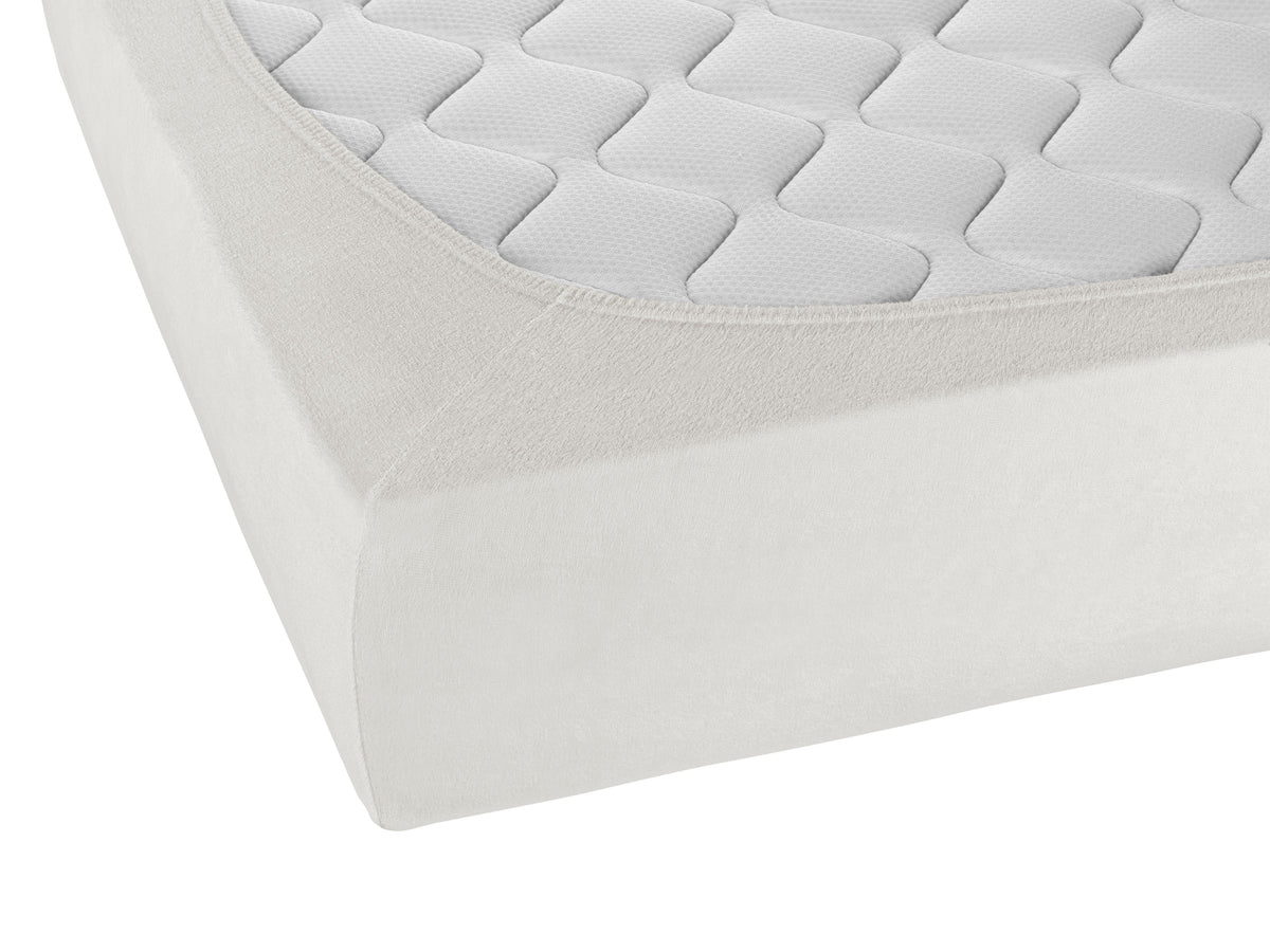 biberna Frottee-Stretch Spannbetttuch – Detailaufnahme