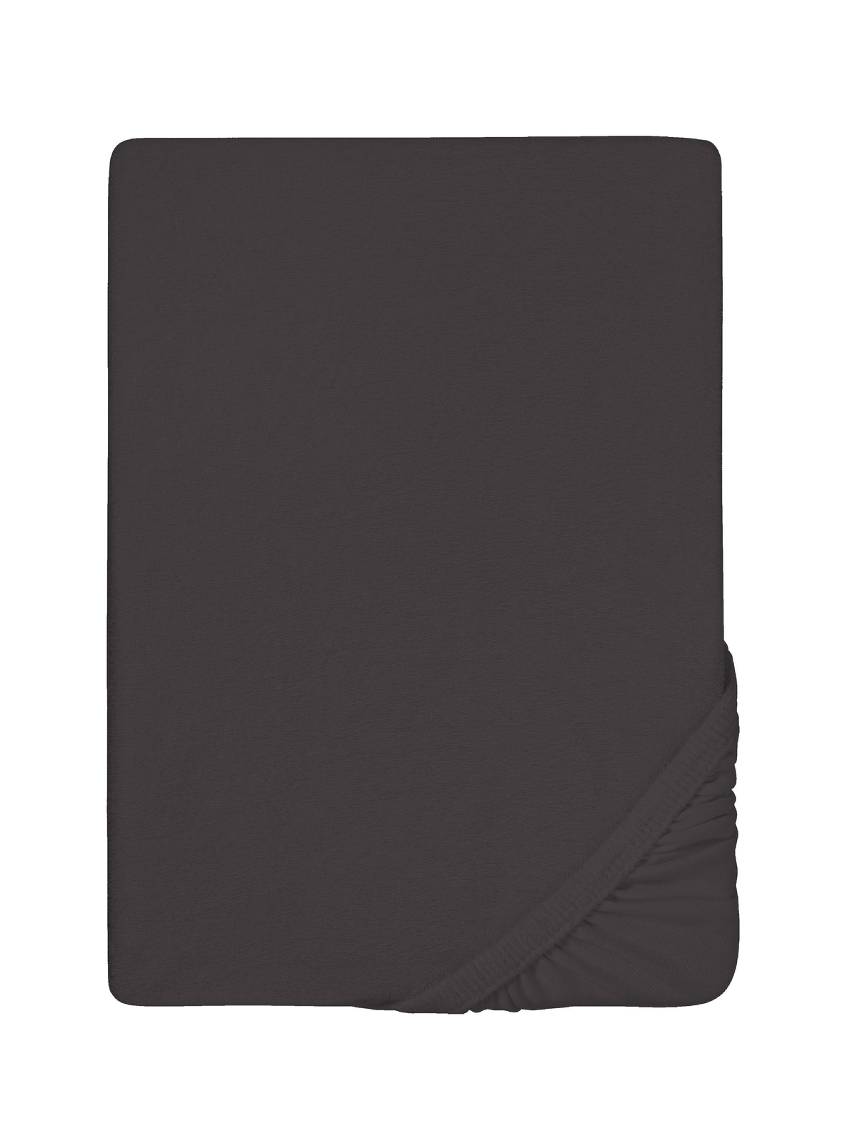 biberna Frottee-Stretch Spannbetttuch Titanium