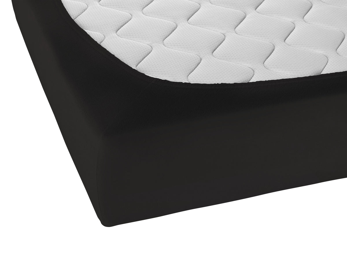 biberna Frottee-Stretch Spannbetttuch – Detailaufnahme