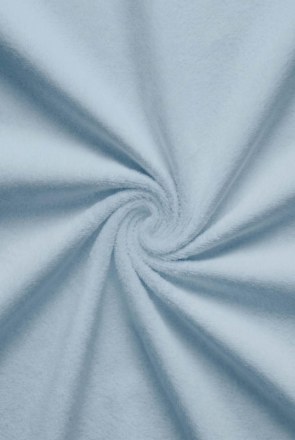 biberna Frottee-Stretch Spannbetttuch – Stoffmuster Taubenblau