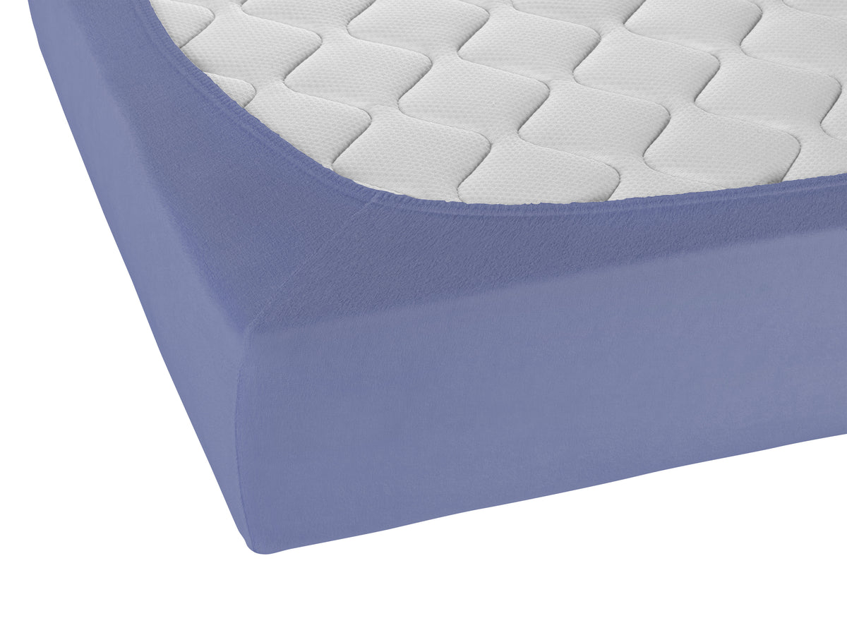 biberna Frottee-Stretch Spannbetttuch – Detailaufnahme