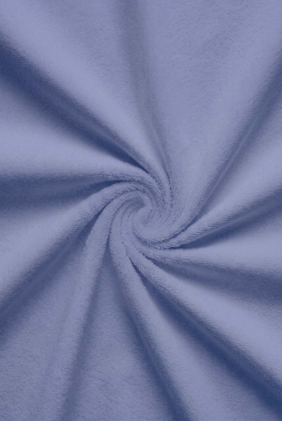 biberna Frottee-Stretch Spannbetttuch – Stoffmuster Blau