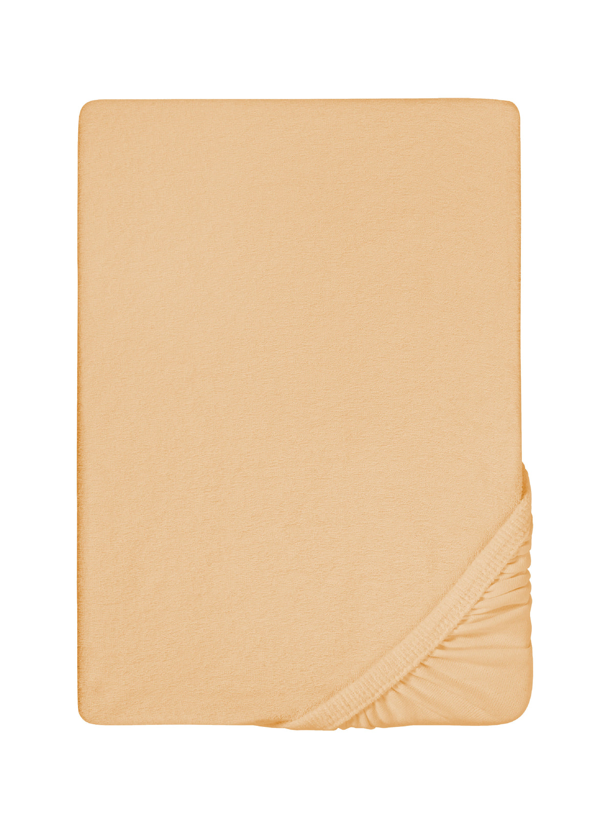 biberna Frottee-Stretch Spannbetttuch Gold