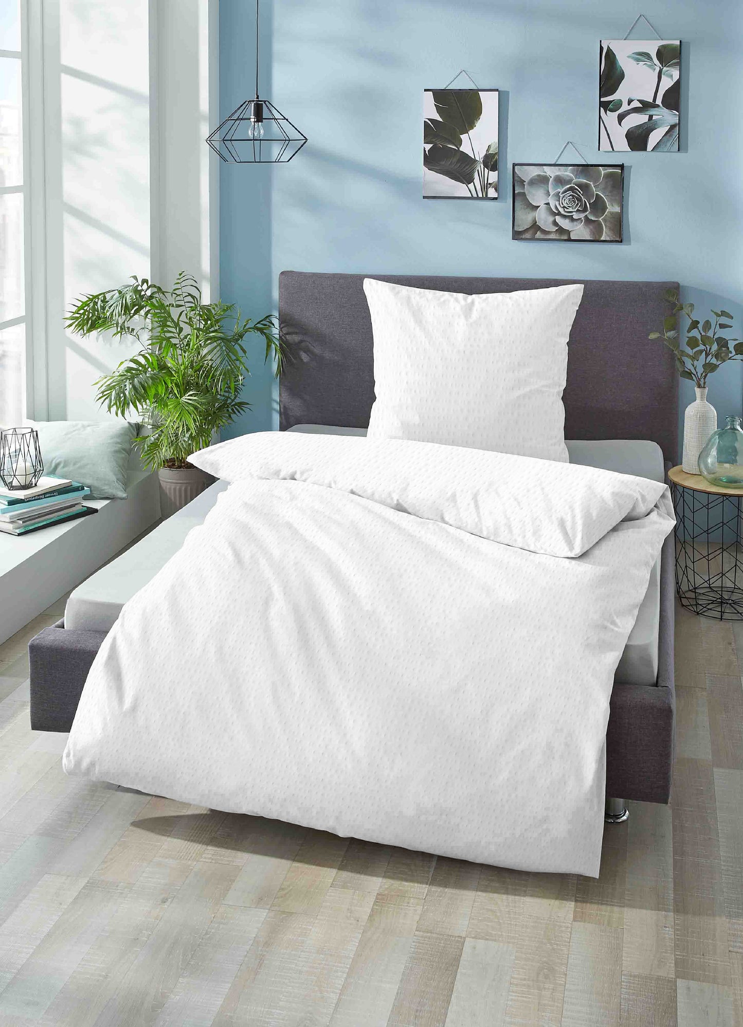 Sleep & Protect Seersucker Bettwäsche – Seersucker Qualität – weiche Bettwäsche
