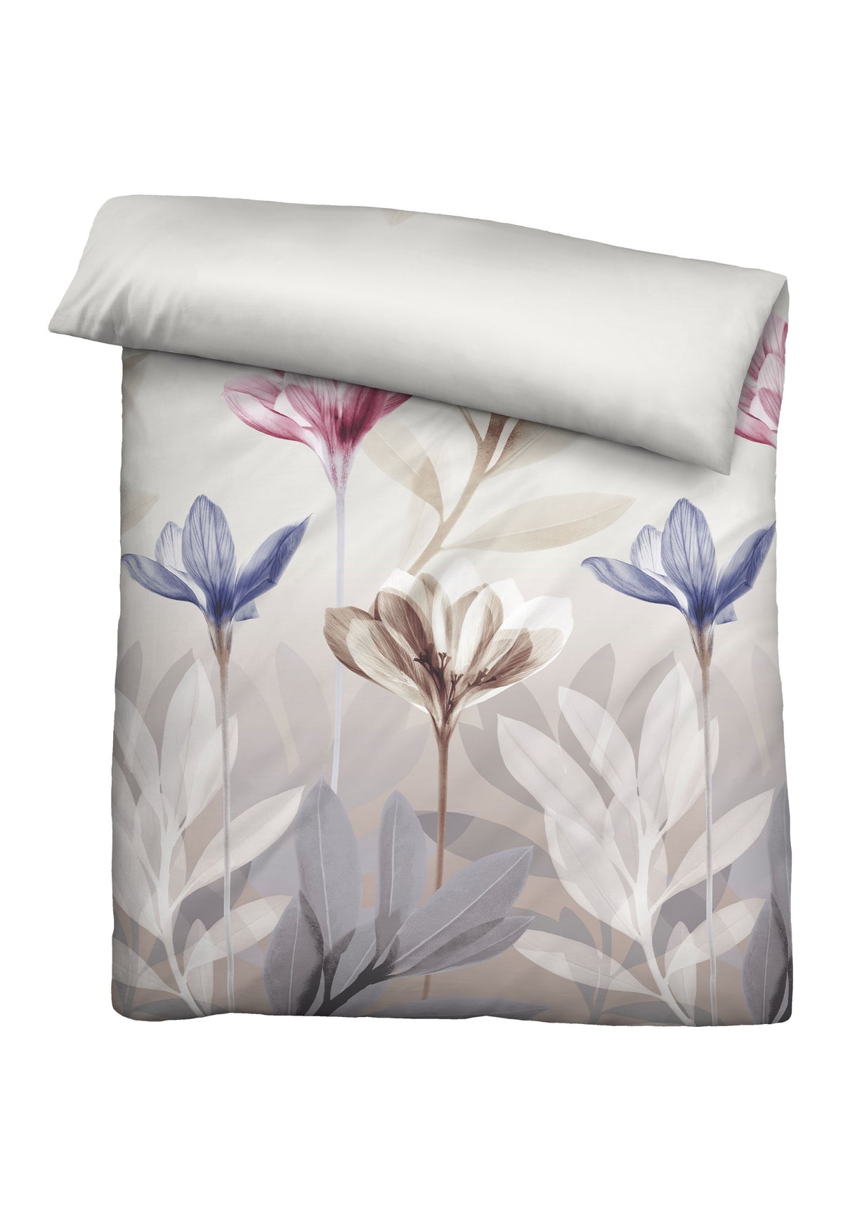 biberna Seersucker Bettwäsche Taupe – Produktdetail