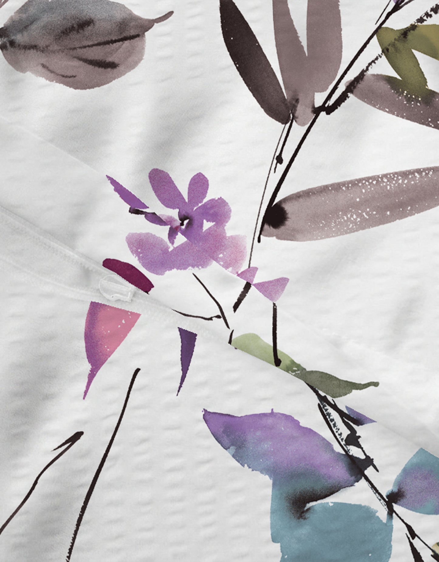 biberna Seersucker Bettwäsche Viola – Produktdetail