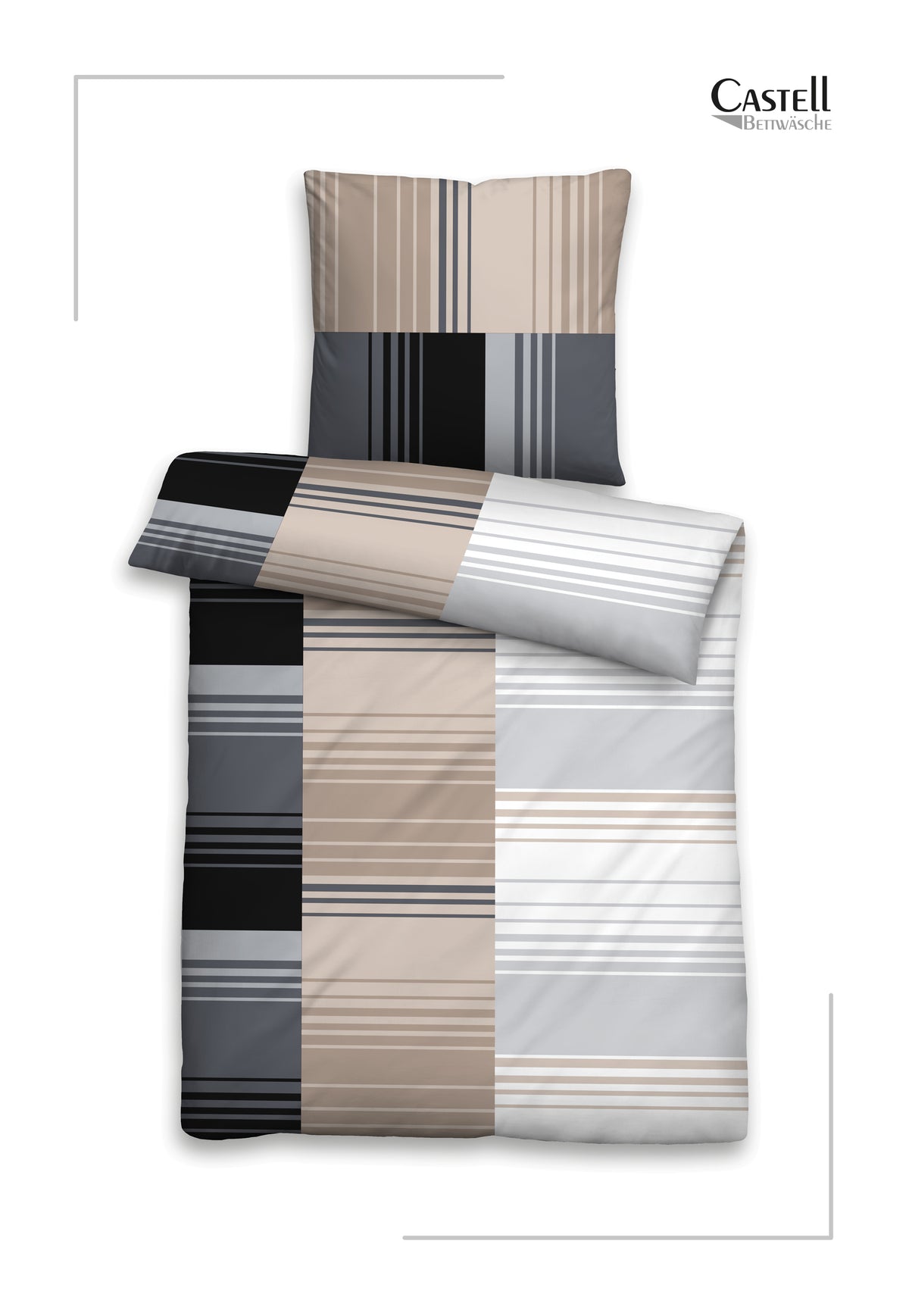 Castell Baumwoll Renforce Bettwäsche Basalt – Produktdetail