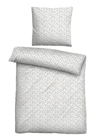 Castell Baumwoll Renforce Bettwäsche Tupfer – Weiss (0040791)