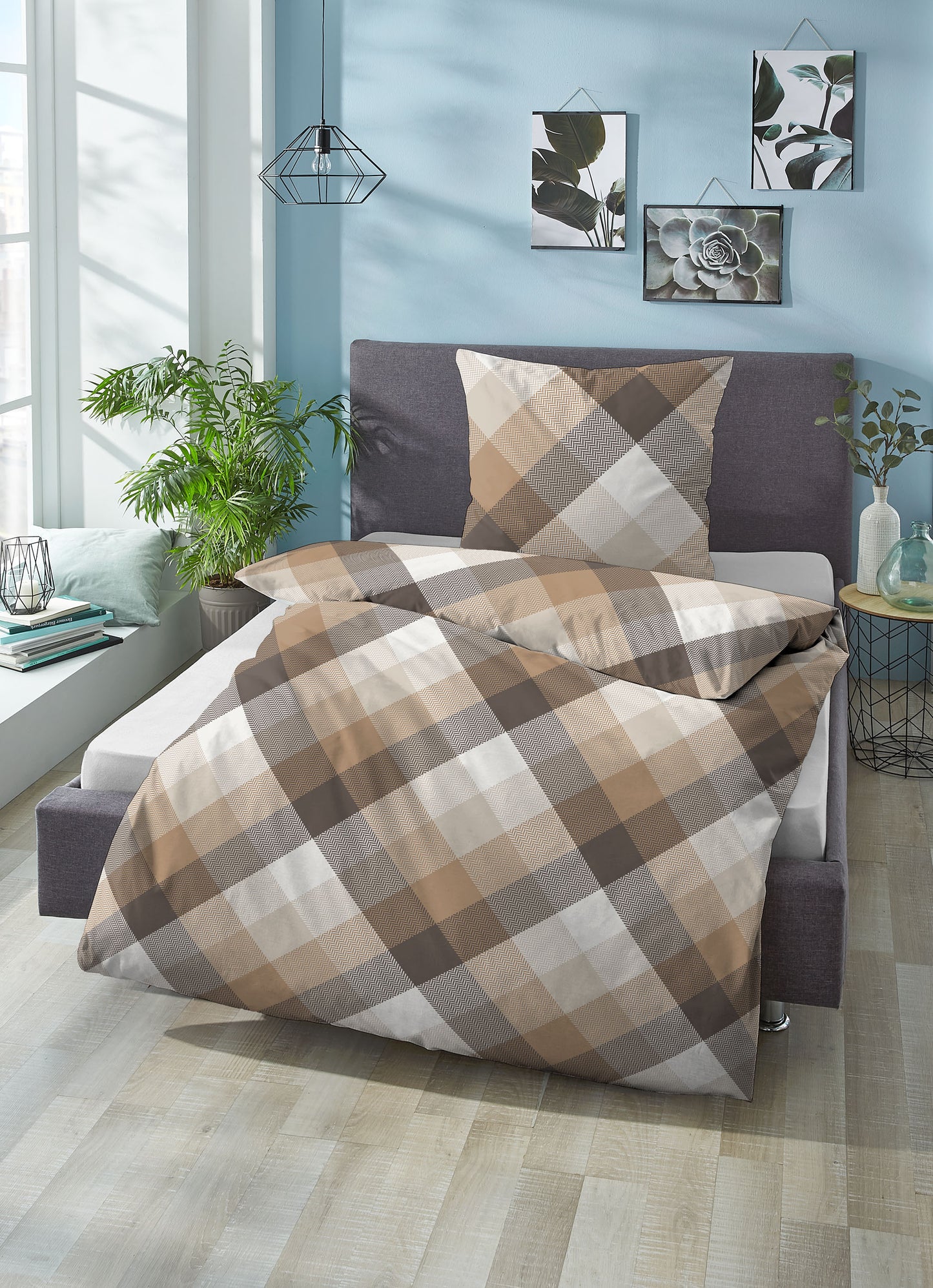Castell Baumwoll Satin Bettwäsche Chocolate – Produktdetail