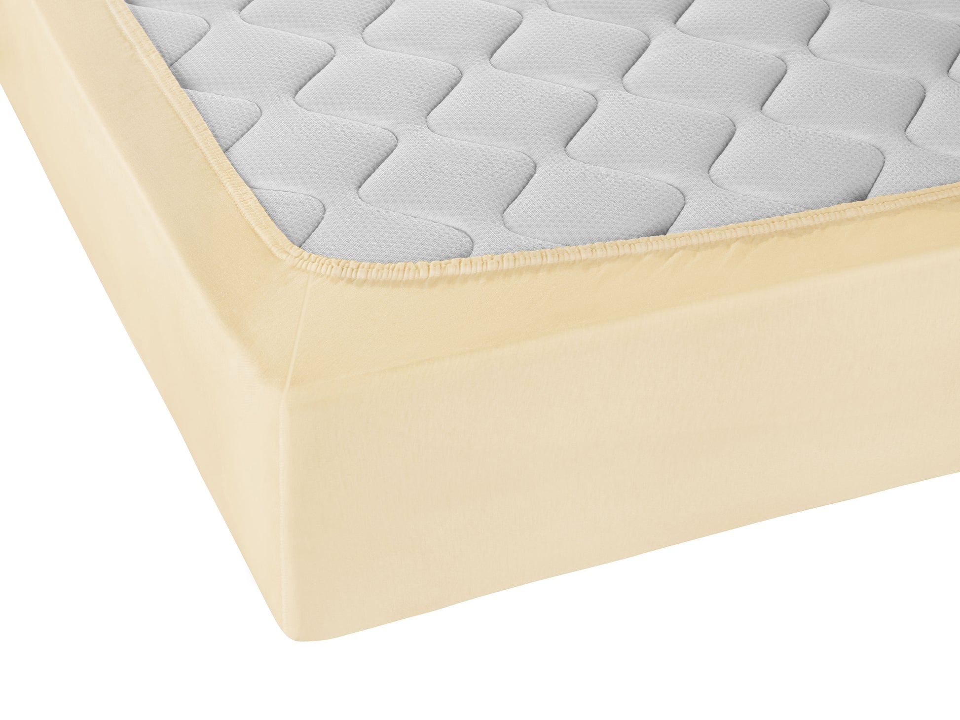 Castell Jersey-Stretch Spannbetttuch – Detailaufnahme