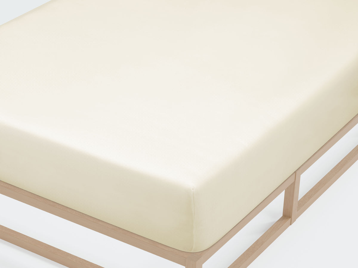 Castell Jersey-Stretch Spannbetttuch – Detailaufnahme