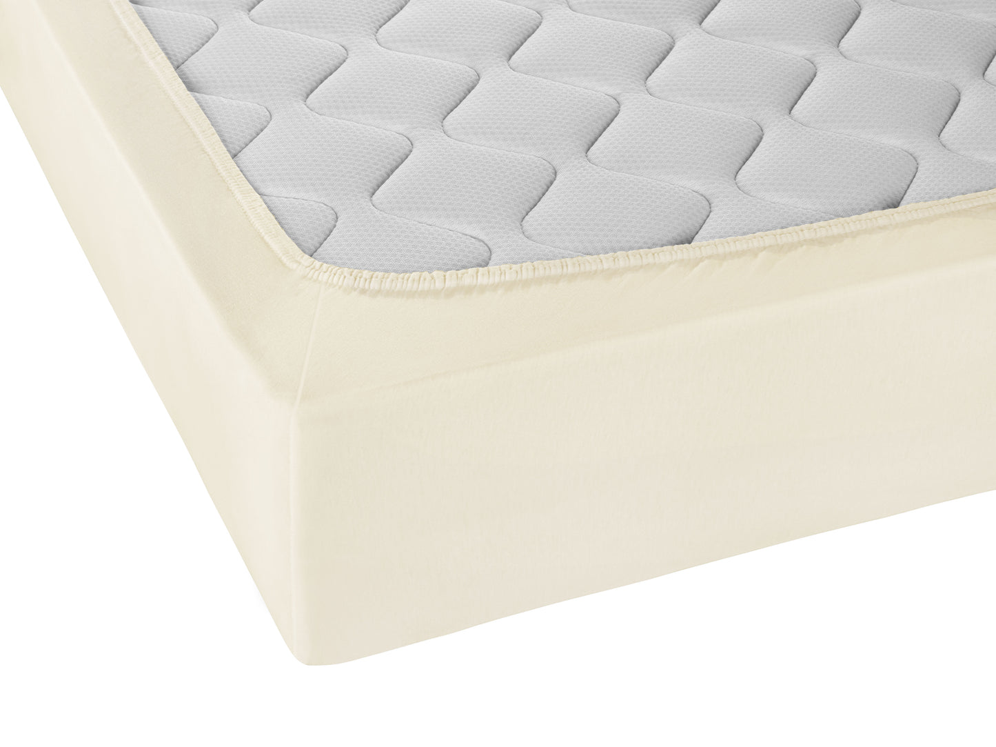 Castell Jersey-Stretch Spannbetttuch – Detailaufnahme