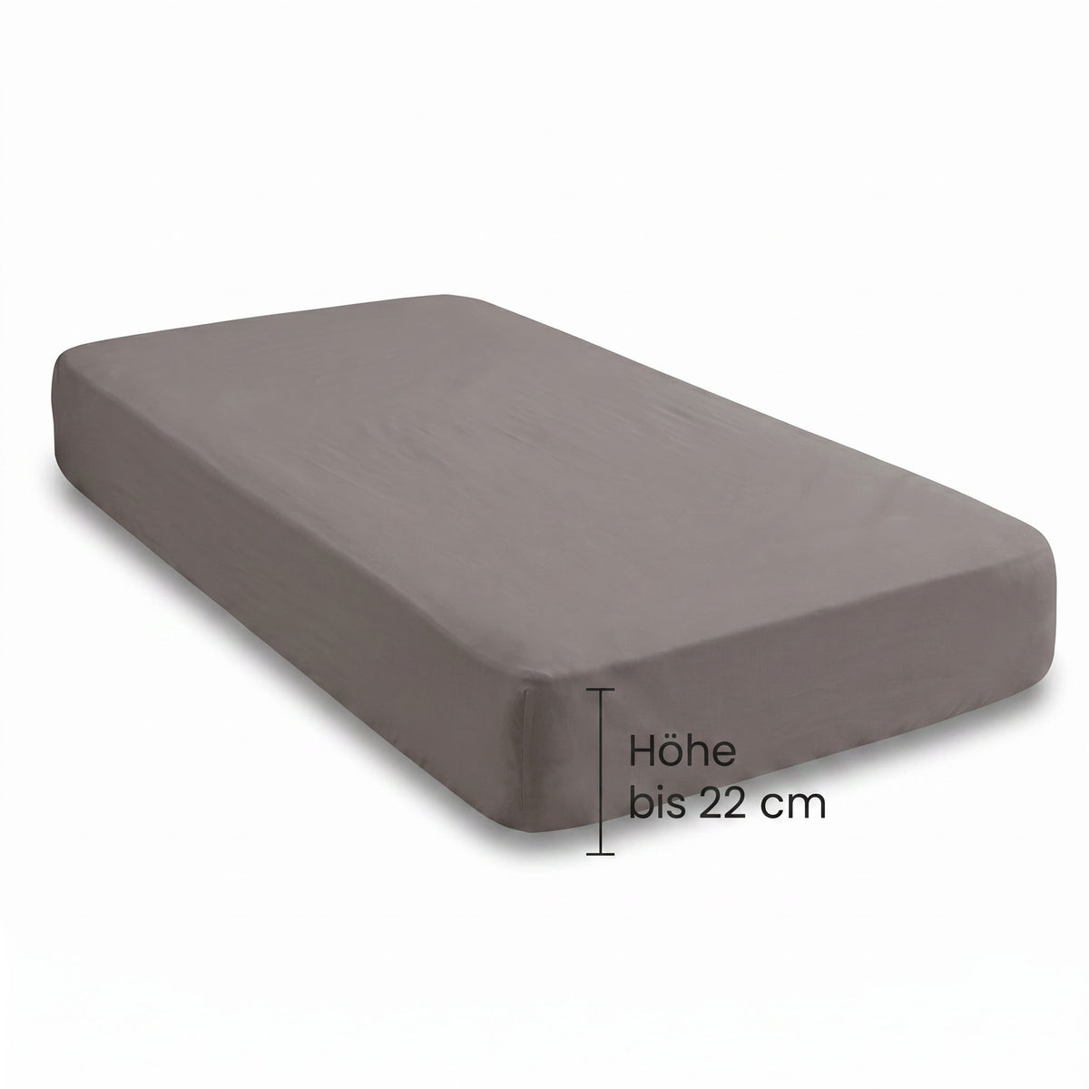 biberna Feinjersey Spannbetttuch – Steghöhe