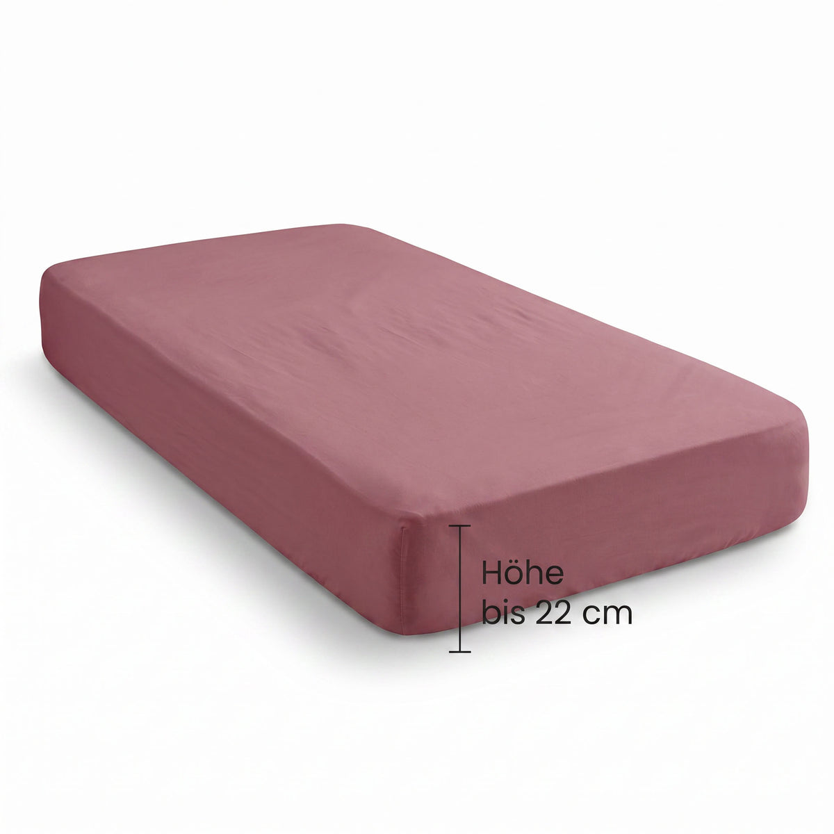 biberna Feinjersey Spannbetttuch – Steghöhe