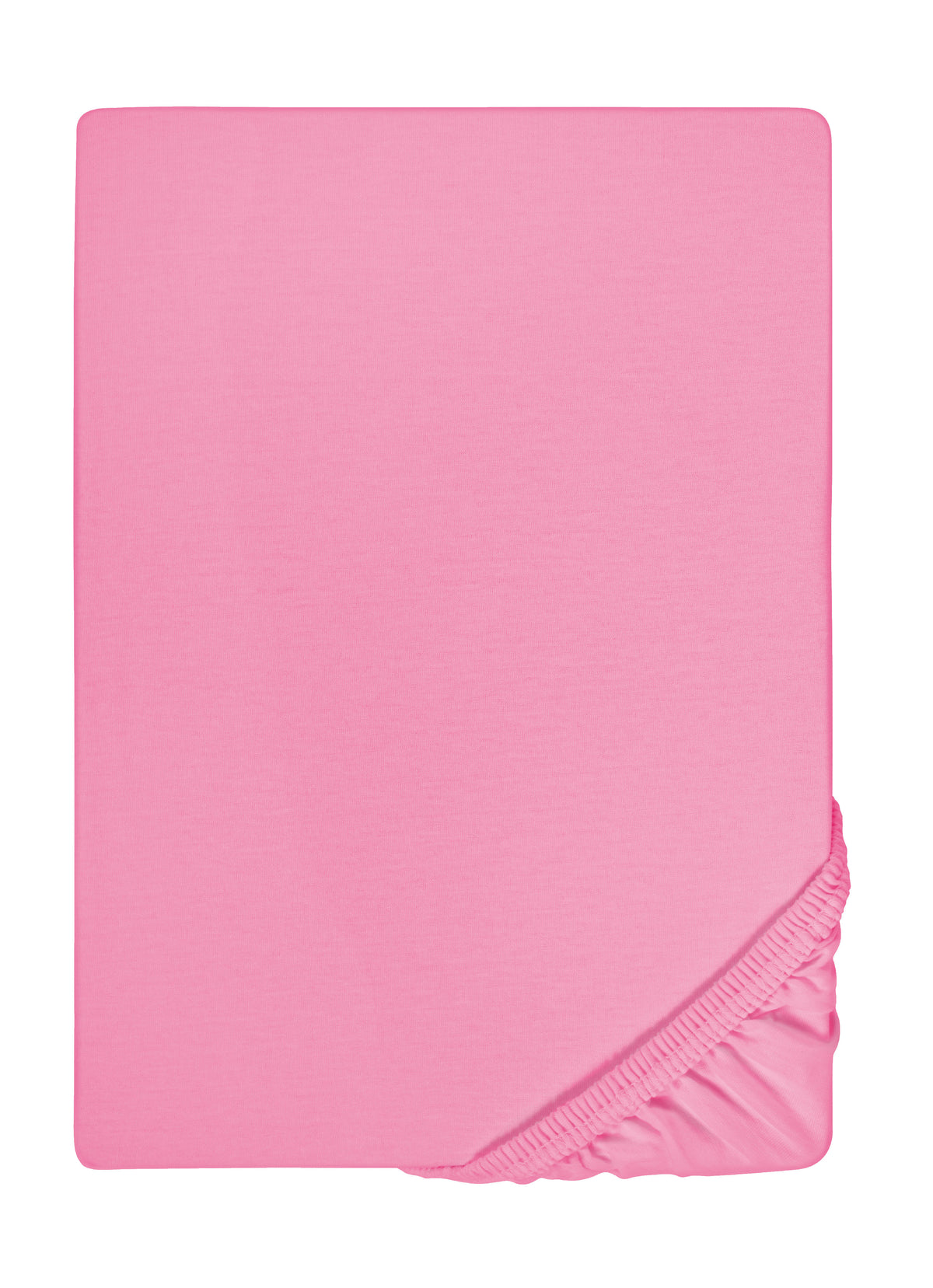 biberna Feinjersey Spannbetttuch Pink