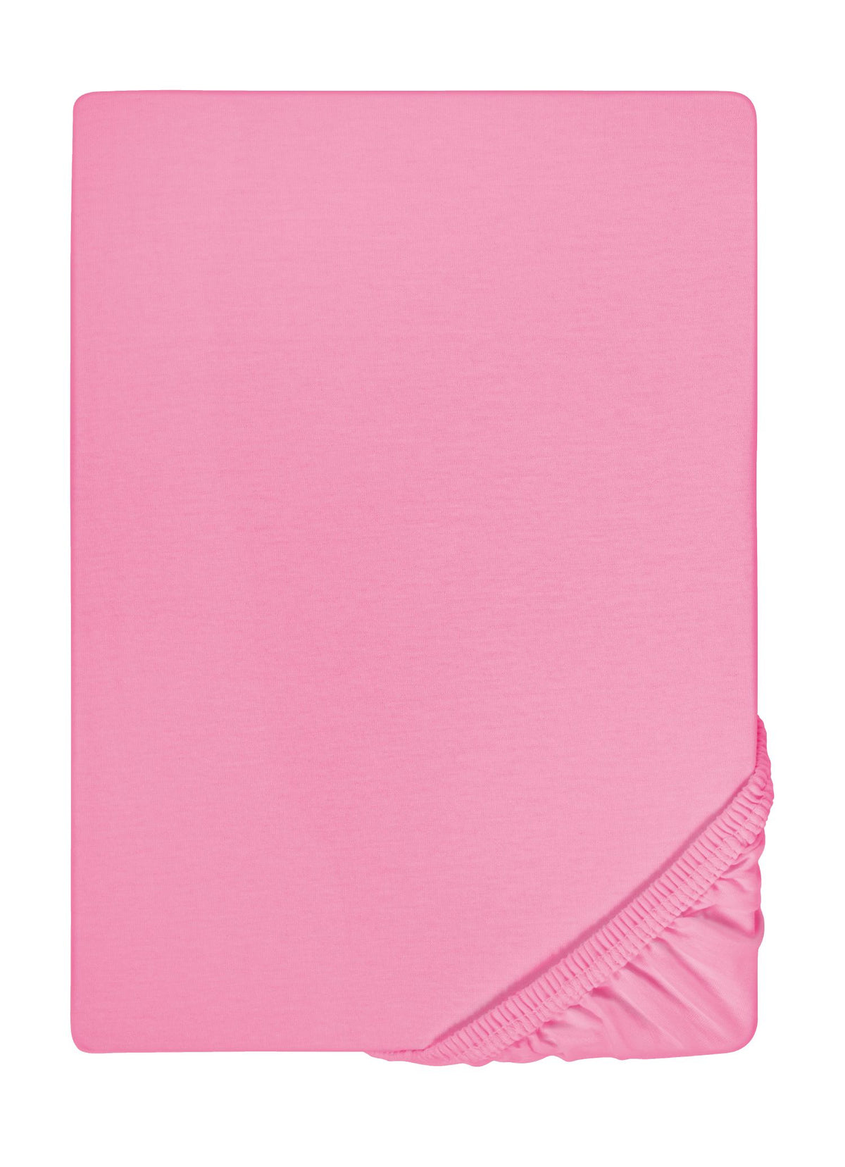 biberna Feinjersey Spannbetttuch Pink – Stoffmuster