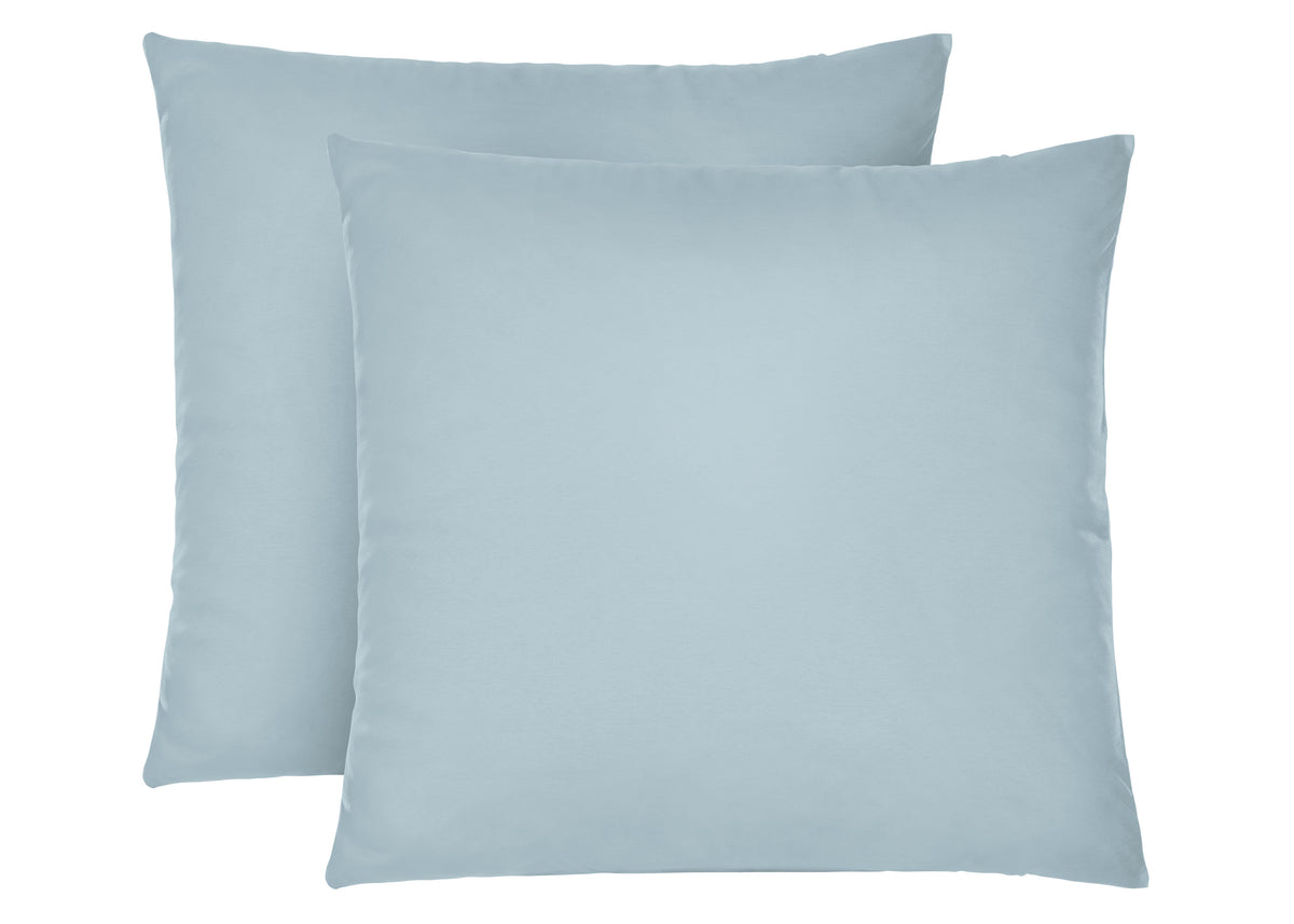 biberna Feinjersey Doppelpack Kissenbezug Taubenblau