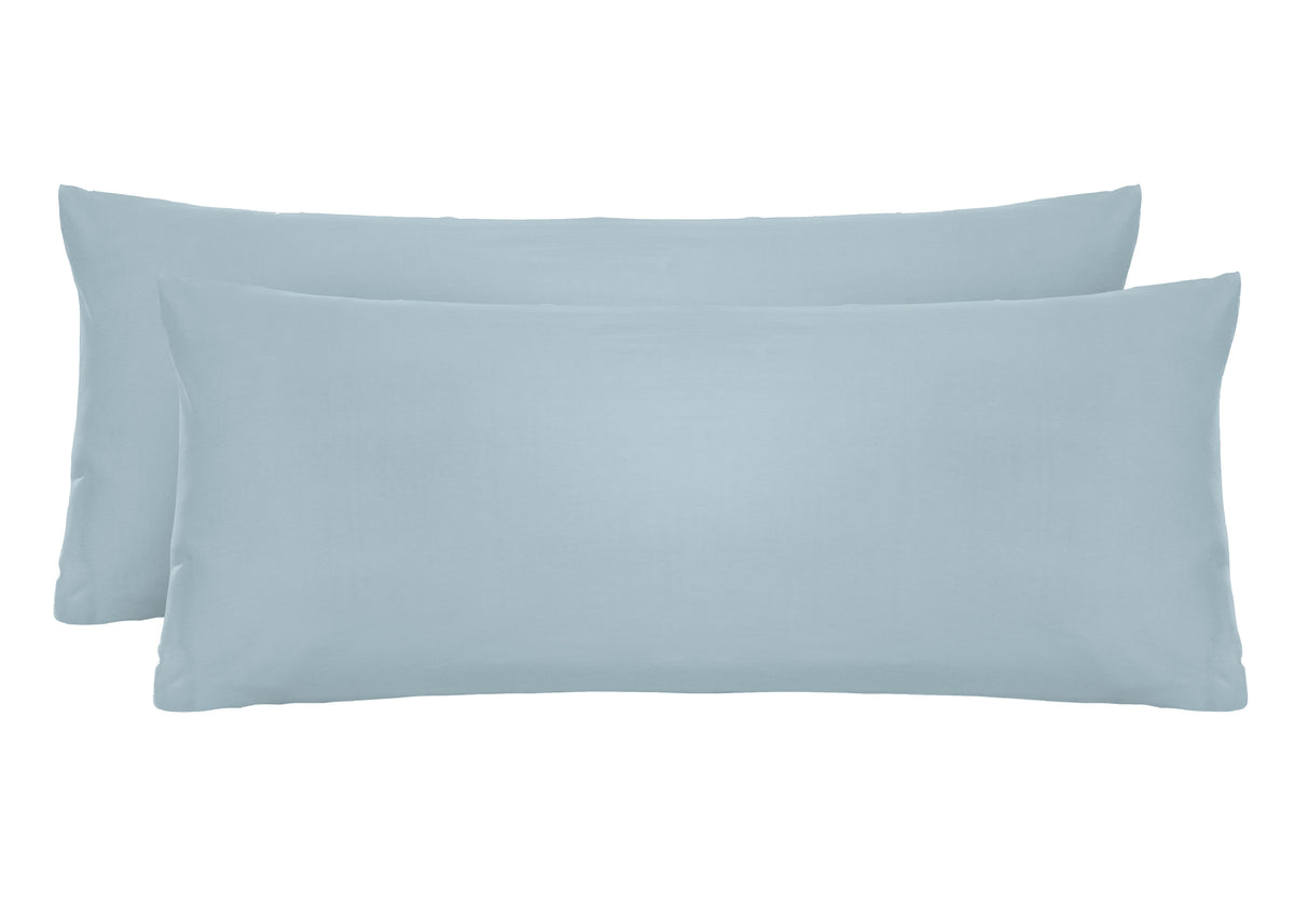 biberna Feinjersey Doppelpack Kissenbezug Taubenblau
