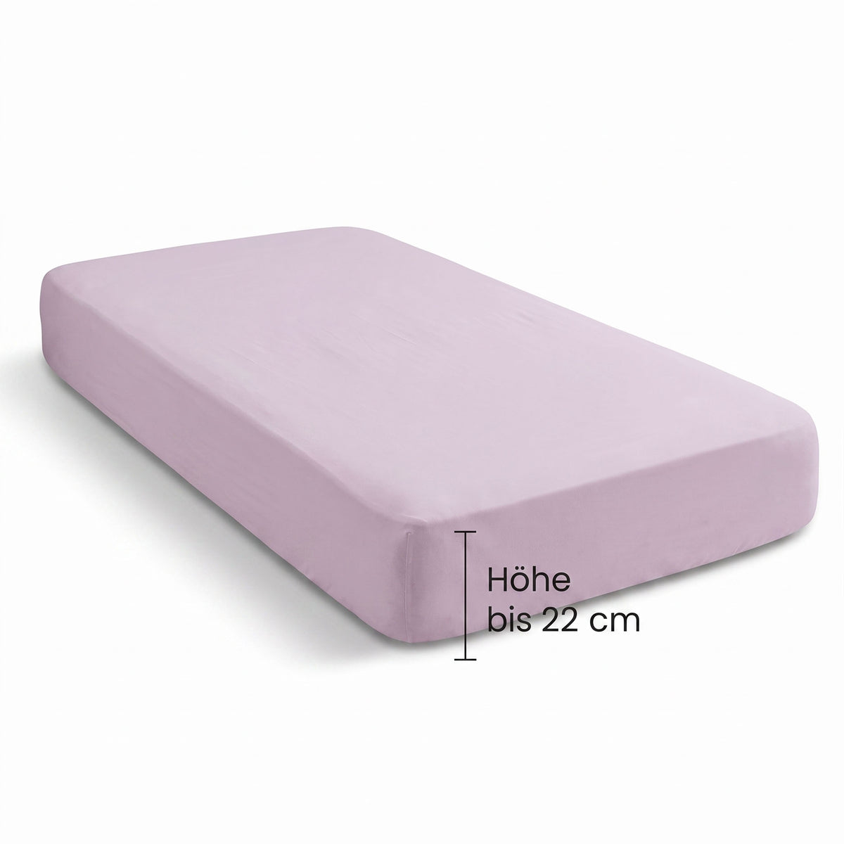 biberna Feinjersey Spannbetttuch – Steghöhe