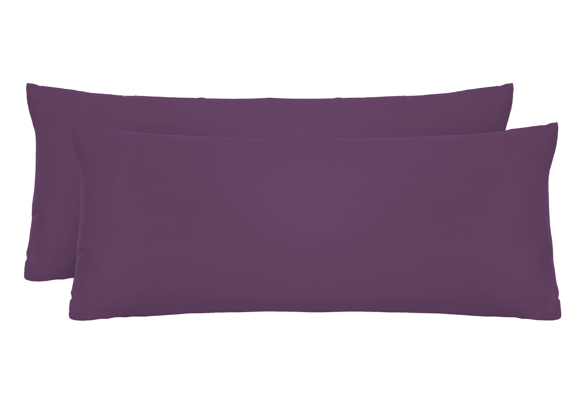 biberna Feinjersey Doppelpack Kissenbezug Dunkel Violett