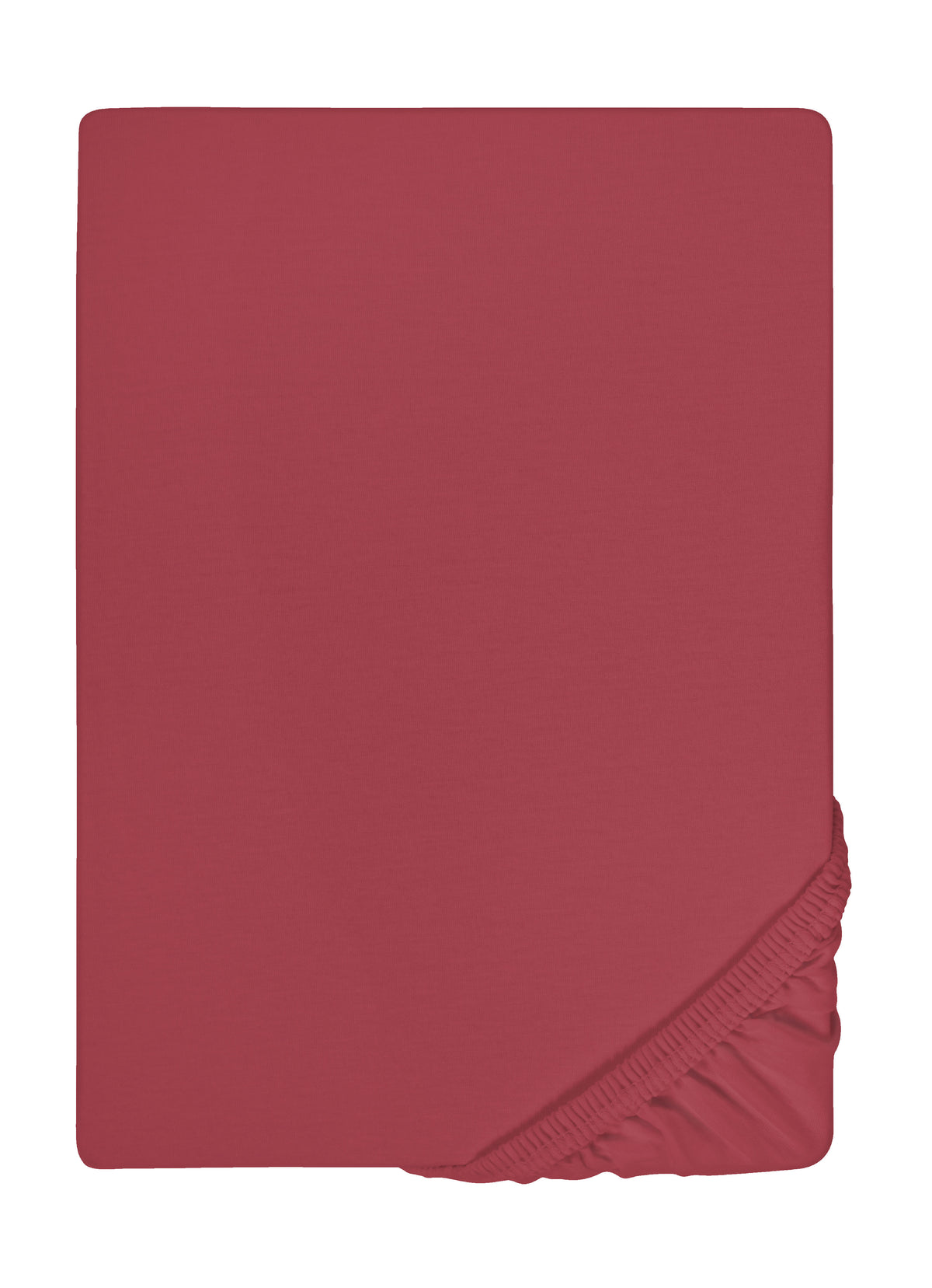 biberna Feinjersey Spannbetttuch Rost
