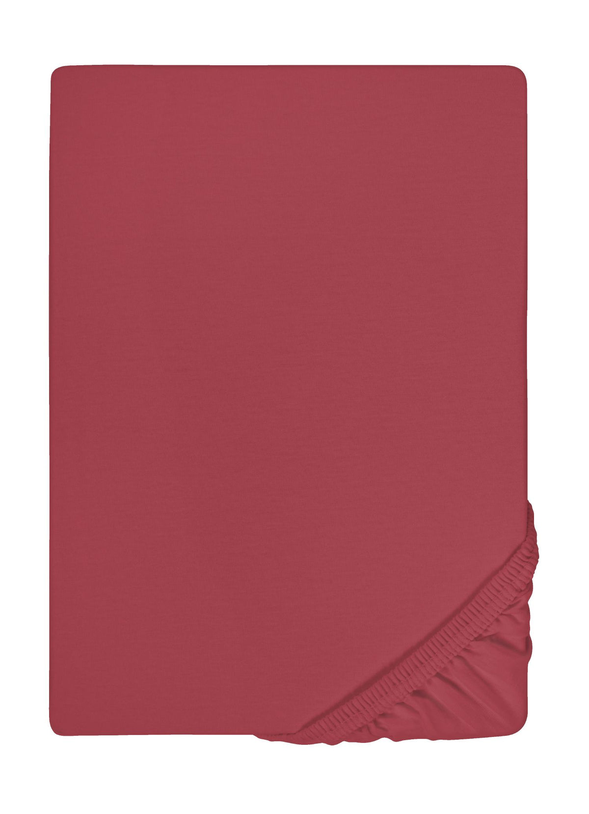 biberna Feinjersey Spannbetttuch Rost – Stoffmuster