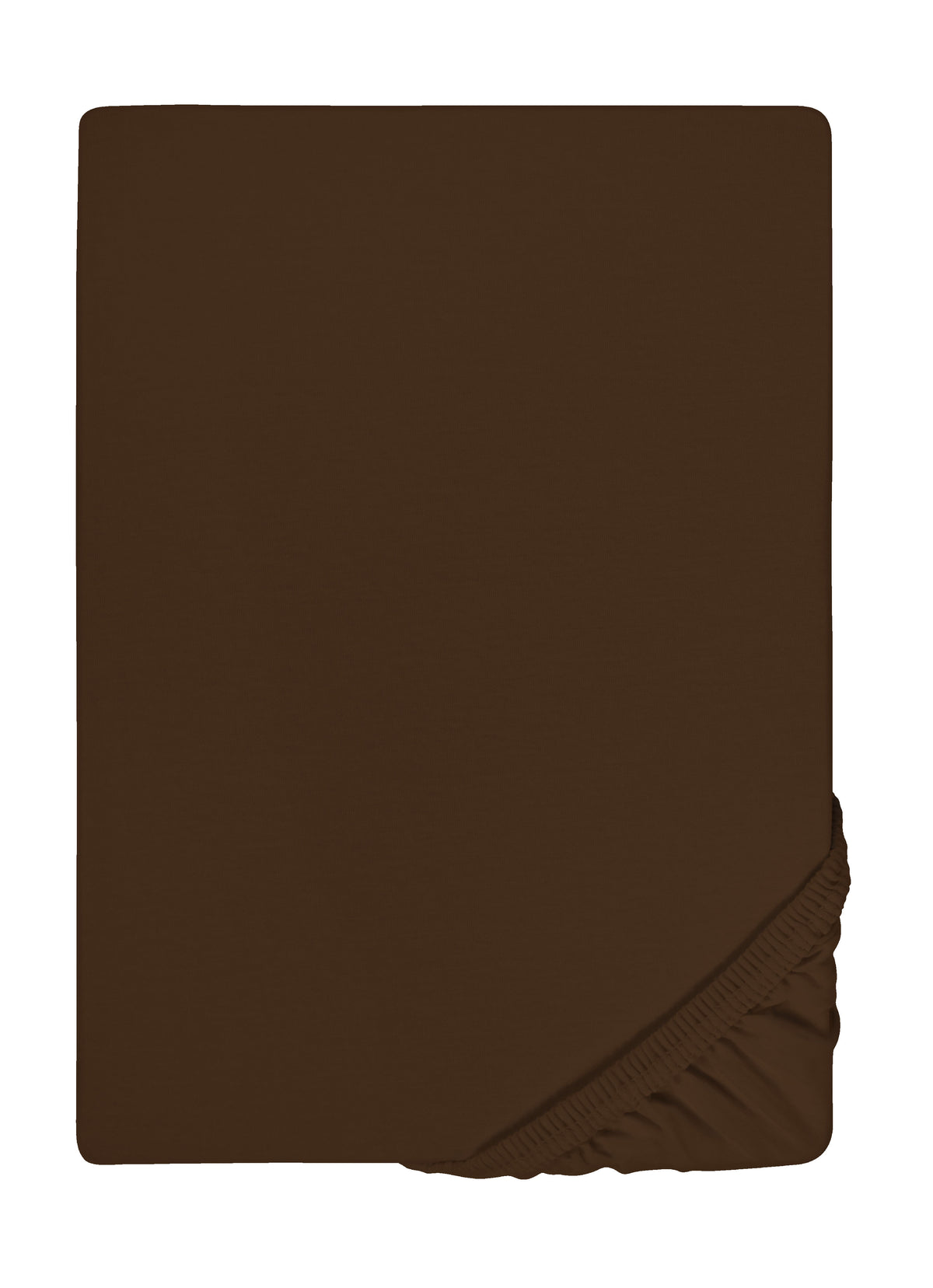 biberna Feinjersey Spannbetttuch Topas / Mocca