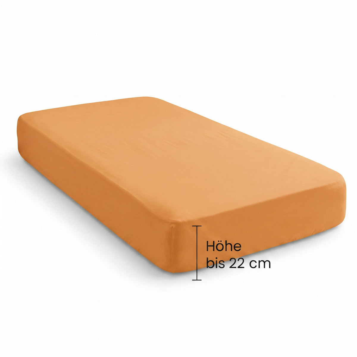 biberna Feinjersey Spannbetttuch – Steghöhe