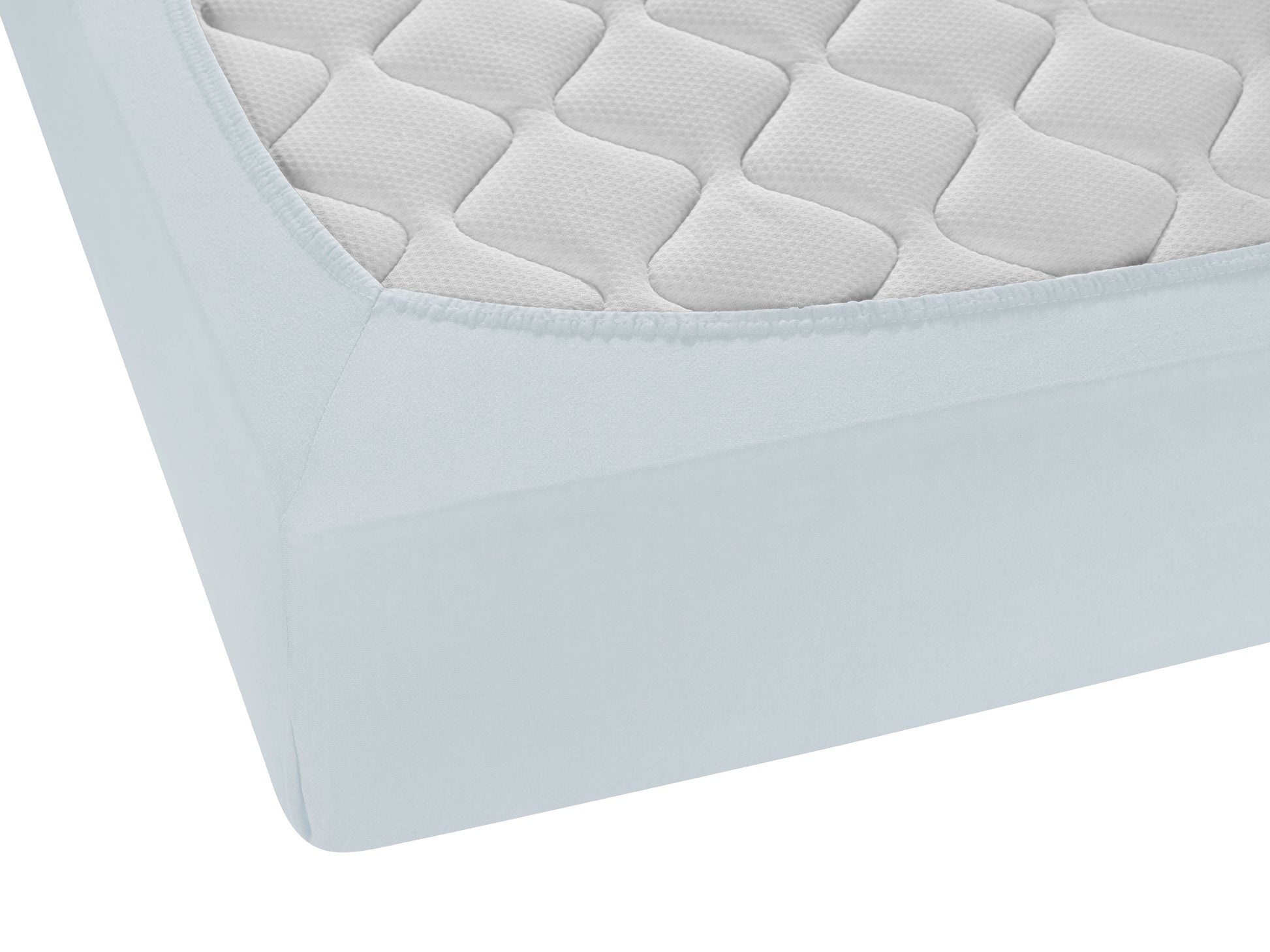 Sleep & Protect Feinjersey Spannbetttuch – Detailaufnahme