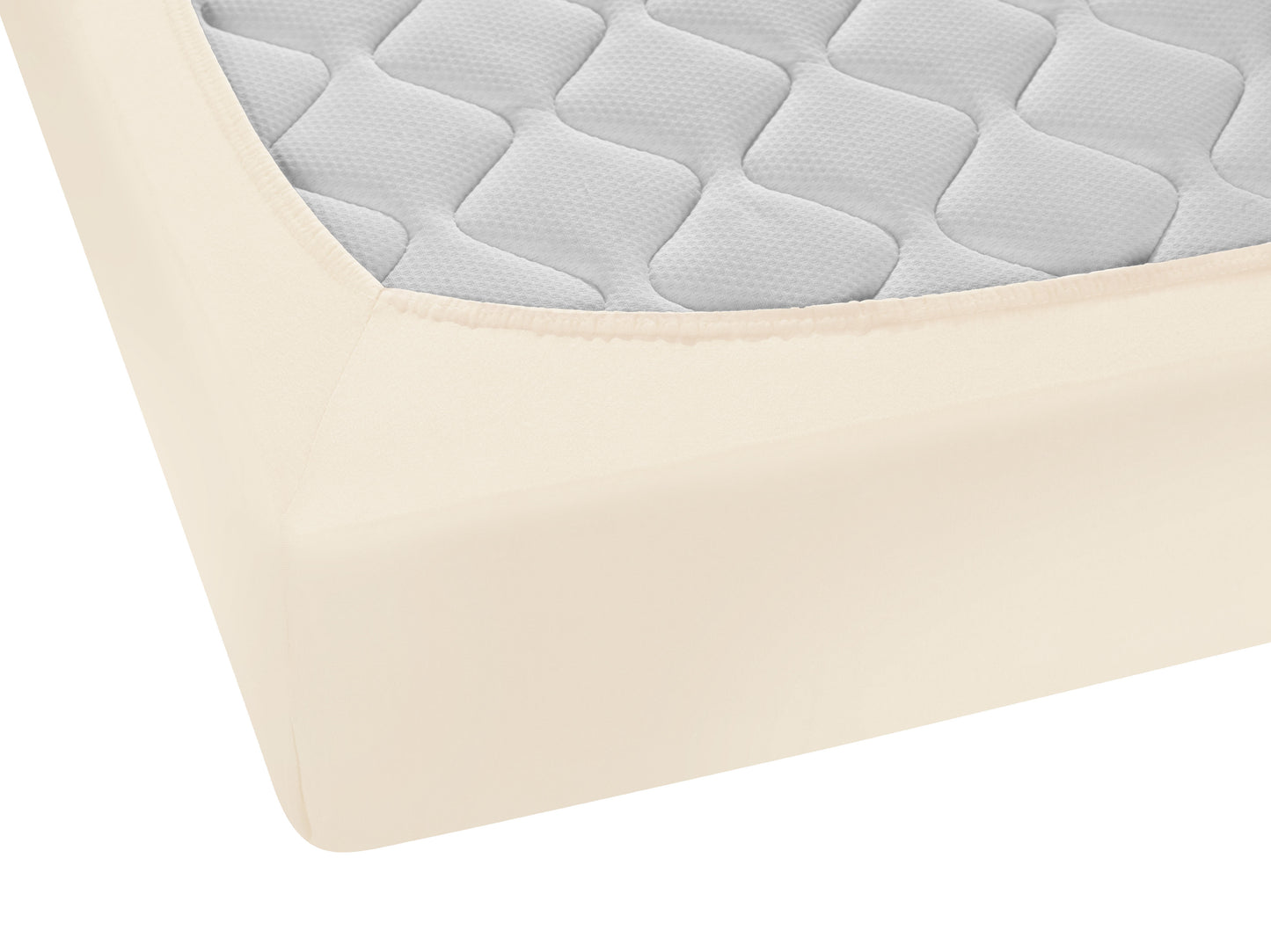 Sleep & Protect Feinjersey Spannbetttuch – Detailaufnahme