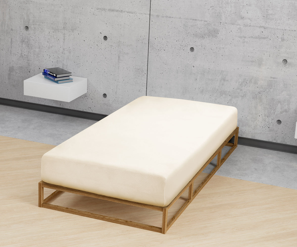 Sleep & Protect Feinjersey Spannbetttuch – Detailaufnahme