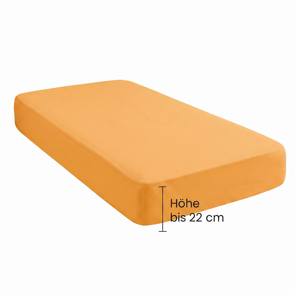 biberna Jersey Spannbetttuch – Steghöhe