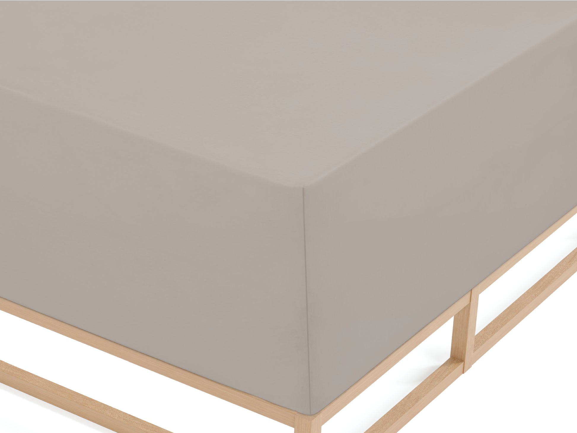 biberna Jersey-Elastic-Boxspring Spannbetttuch – Detailaufnahme