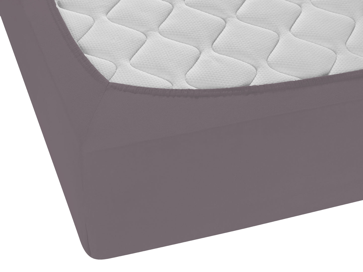 biberna Jersey-Elastic-Boxspring Spannbetttuch – Detailaufnahme