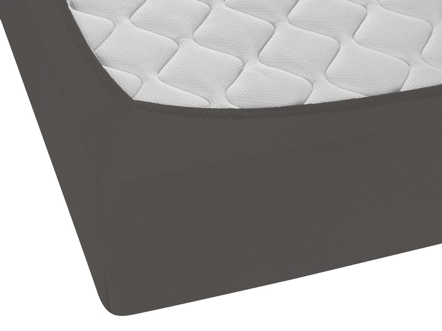 biberna Jersey-Elastic-Boxspring Spannbetttuch – Detailaufnahme