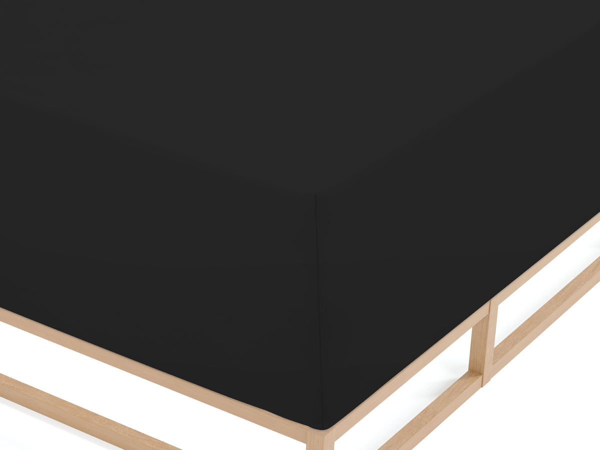 biberna Jersey-Elastic-Boxspring Spannbetttuch – Detailaufnahme