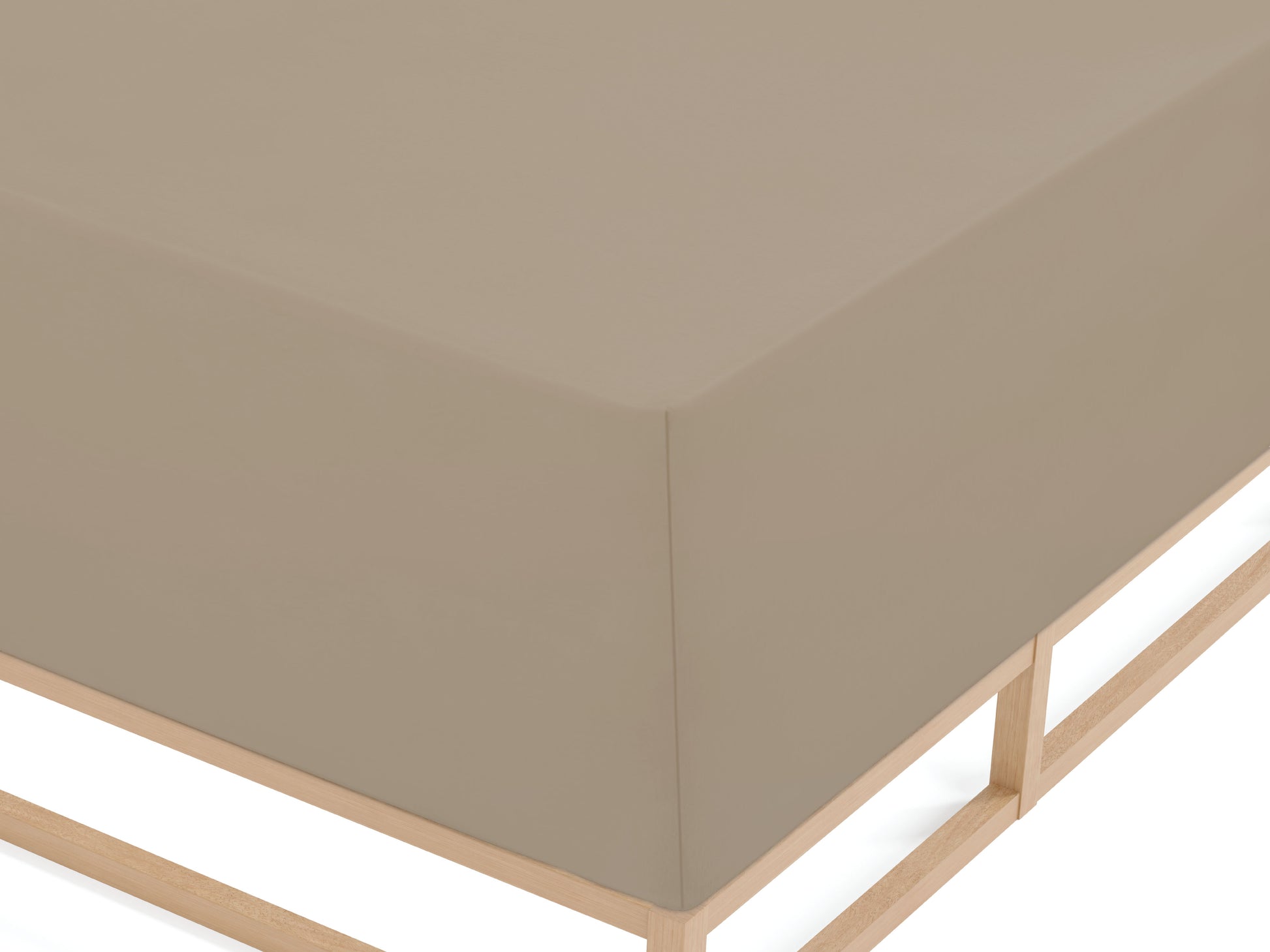 biberna Jersey-Elastic-Boxspring Spannbetttuch – Detailaufnahme
