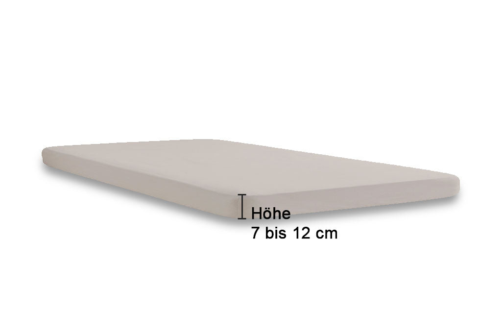 biberna Jersey-Elastic-Topper Spannbetttuch – Steghöhe