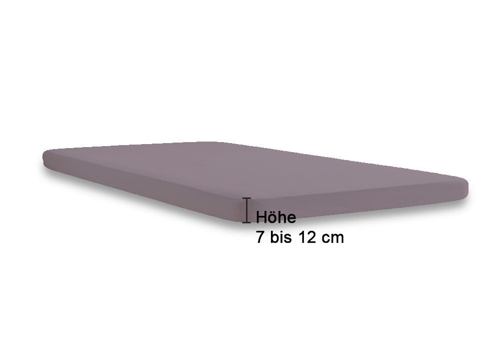 biberna Jersey-Elastic-Topper Spannbetttuch – Steghöhe