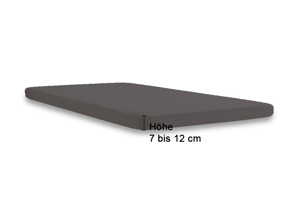 biberna Jersey-Elastic-Topper Spannbetttuch – Steghöhe