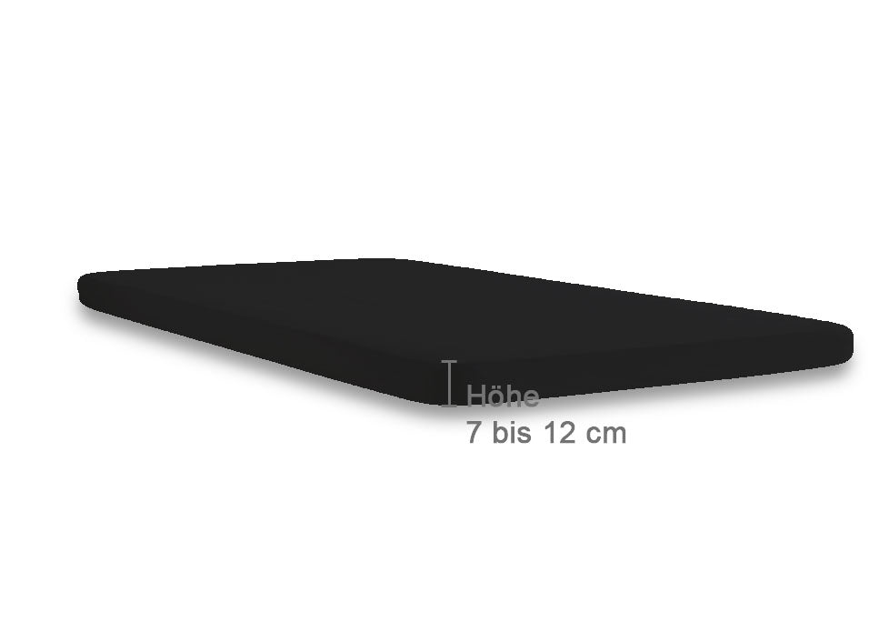 biberna Jersey-Elastic-Topper Spannbetttuch – Steghöhe