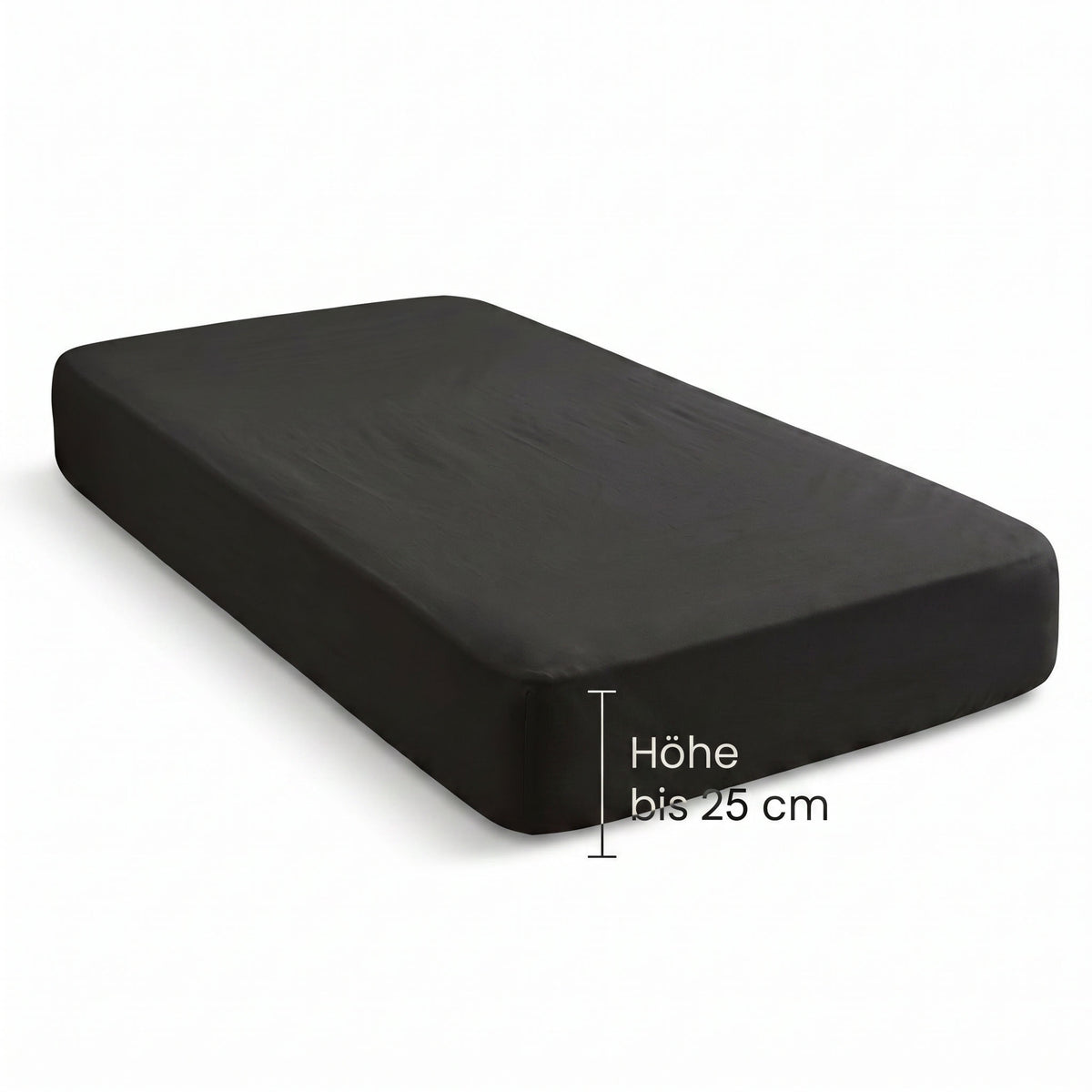 biberna Jersey-Elastic Spannbetttuch – Steghöhe